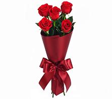 Букет 5 Красных роз Эдлесс Лав в Корпуса