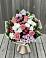 Букет цветов из: Альстромерии, Гвоздики, Розы и Хризантемы в Корпуса