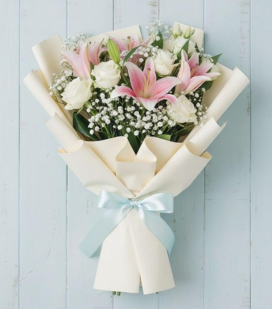 Букет цветов из: Лилии в Корпуса