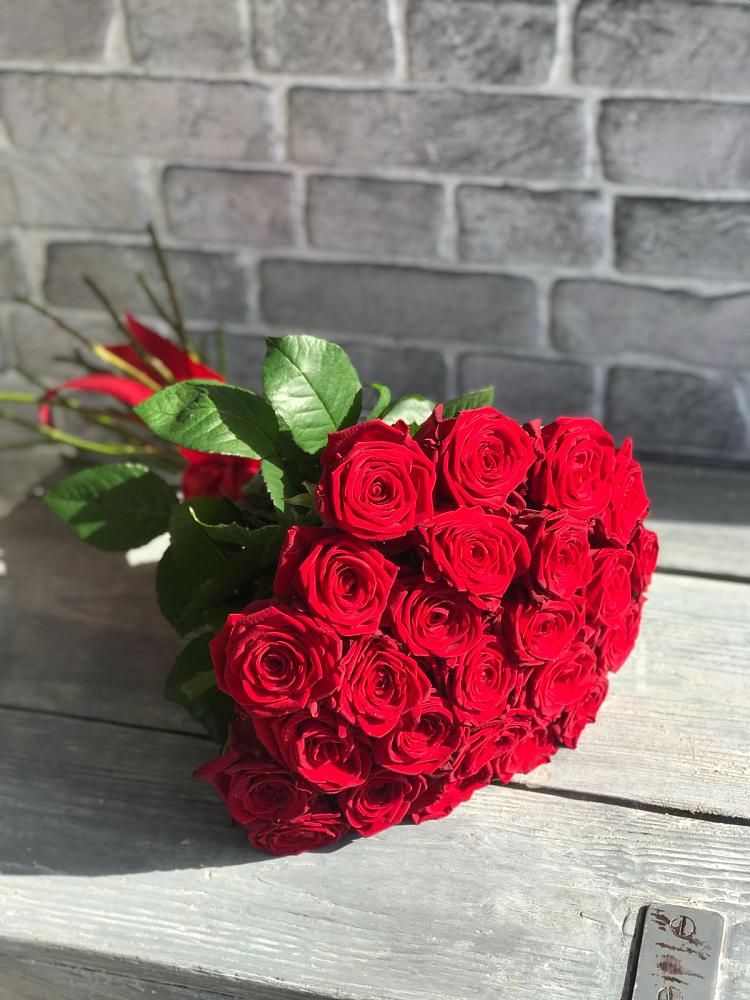 Букет Красные розы Фридом в Корпуса