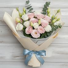 Букет цветов из:  Лизиантусы в Корпуса