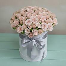 Цветочная композиция из Розы в шляпной коробке #REPLACE_PRED# Корпуса