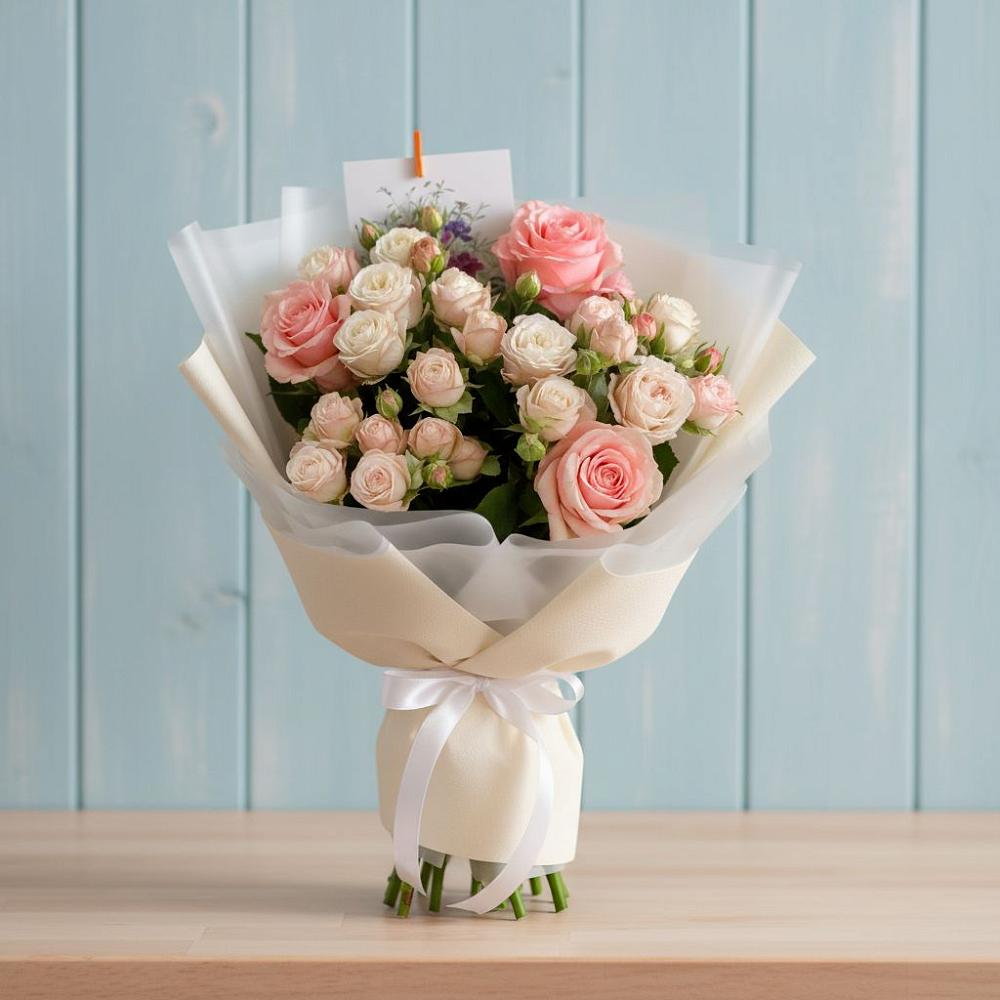 Букет цветов из: Розы в Корпуса