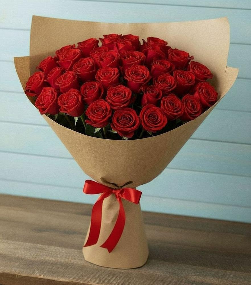 Букет Красные розы Милано в Корпуса