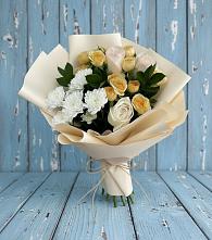 Букет цветов из:  Розы и Хризантемы в Корпуса