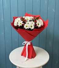 Букет цветов из:  Хризантемы #REPLACE_PRED# Корпуса