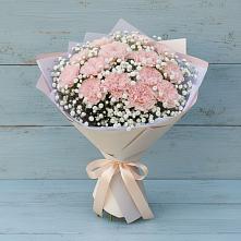 Букет цветов из:  Гвоздики в Корпуса