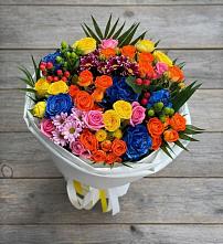 Букет цветов из:  Розы и Хризантемы #REPLACE_PRED# Корпуса