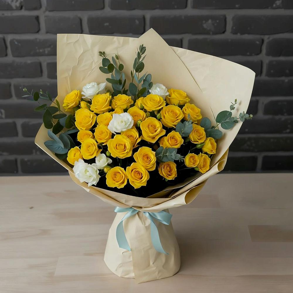 Букет цветов из: Розы в Корпуса