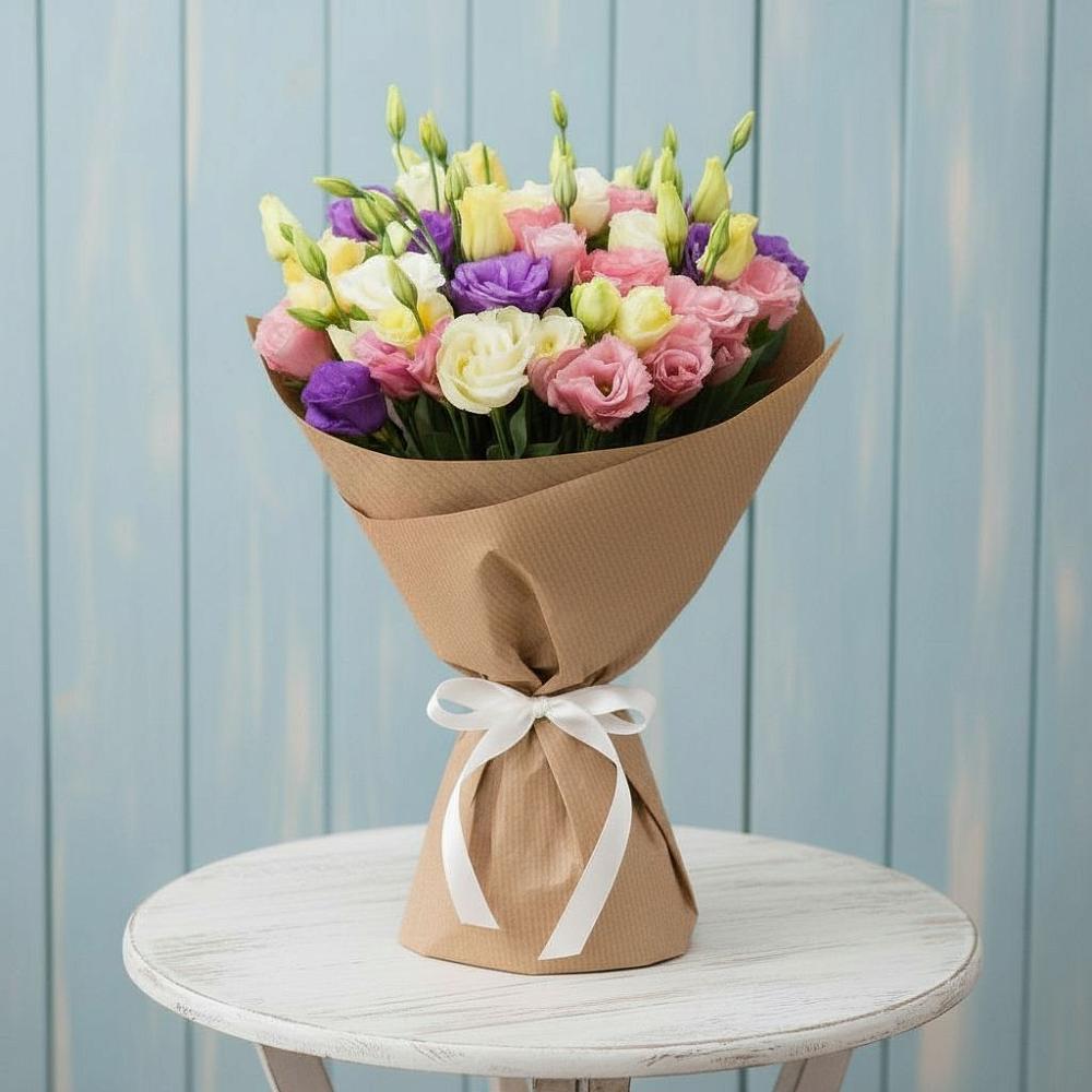 Букет цветов из: Лизиантусы в Корпуса